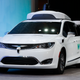 A Chrysler Pacifica hybrid outfitted with Waymo’s suite of sensors and radar.